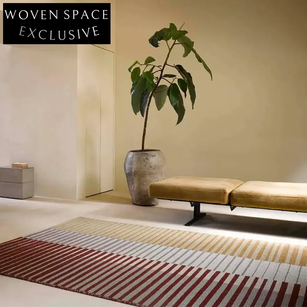 Modern Minimalist Handmade Polyester Area Rug for Living Room Bedroom Decor