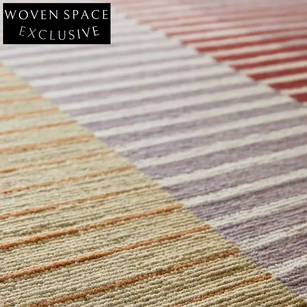 Modern Minimalist Handmade Polyester Area Rug for Living Room Bedroom Decor