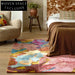 Modern Minimalist Handmade Polyester Geometric Area Rug for Home Living Room