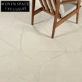 Modern Minimalist Handmade Polyester Geometric Area Rug for Living Room