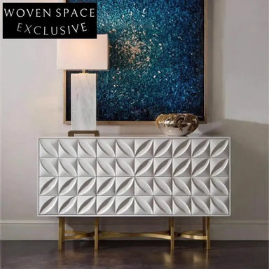 Modern Minimalist Home Storage Cabinet with Drawers, Artificial Board Organizer