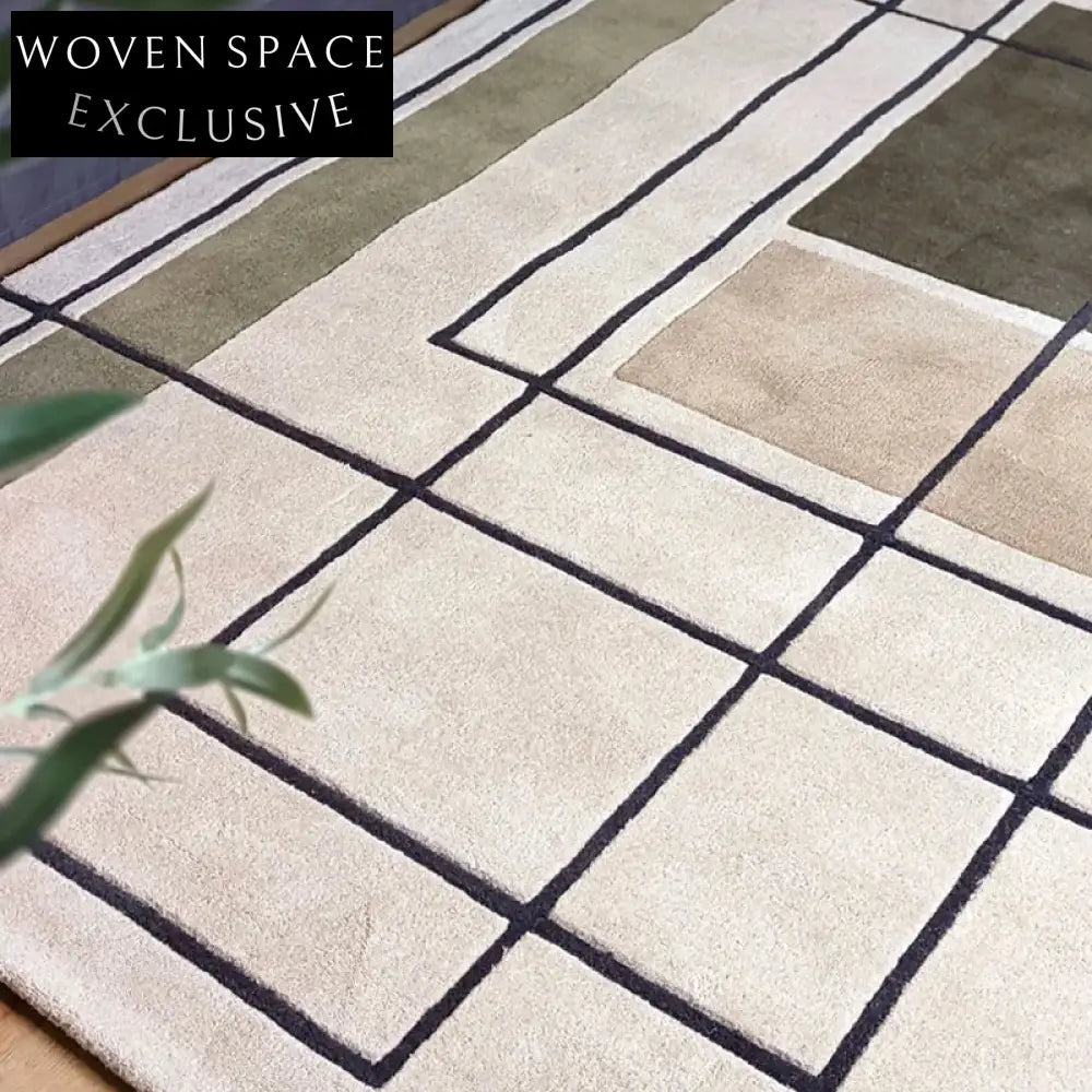 Modern Minimalist Irregular Brown French Vintage Marble Pattern Area Rug