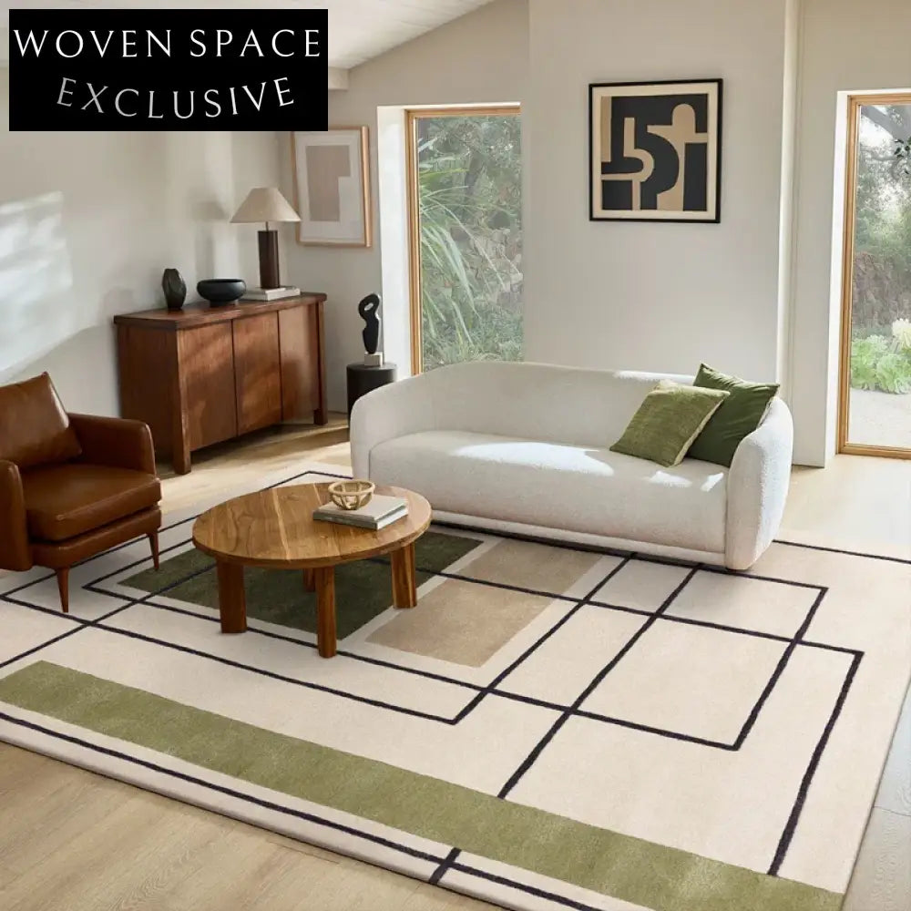 Modern Minimalist Irregular Brown French Vintage Marble Pattern Area Rug
