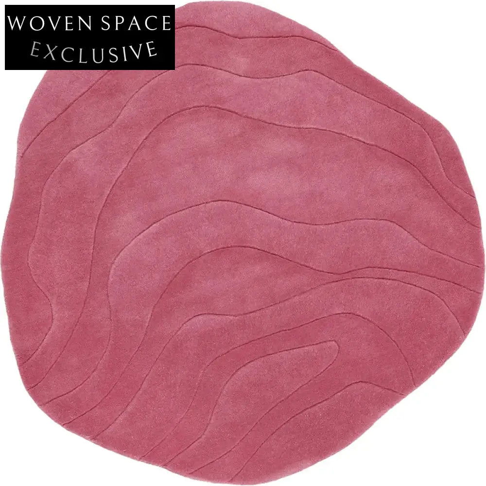Modern Minimalist Irregular Shape Luxury Polyester Living Room Area Rug