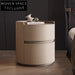 Modern Minimalist Luxury Bedside Nightstand with 2 Drawers for Bedroom