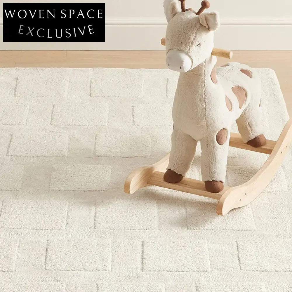 Modern Minimalist Luxury Living Room Bedroom Carpet with 3D Design