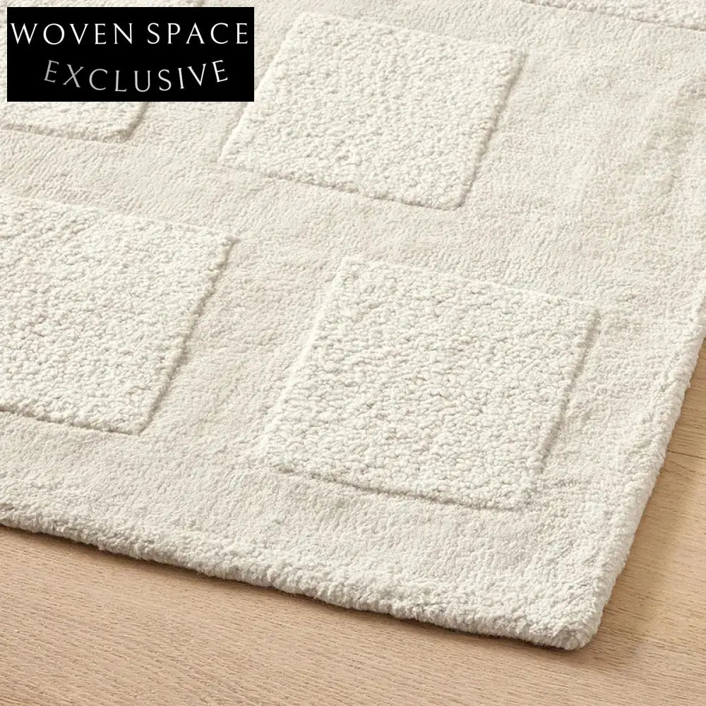 Modern Minimalist Luxury Living Room Bedroom Carpet with 3D Design