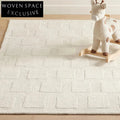 Modern Minimalist Luxury Living Room Bedroom Carpet with 3D Design