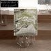 Modern Minimalist Marble Effect Storage Nightstand for Bedroom Living Room Table