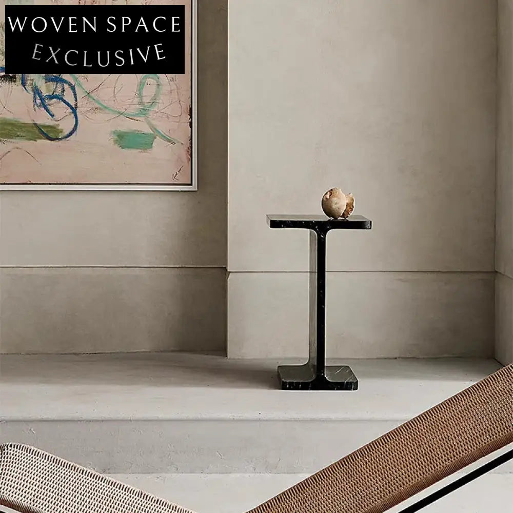 Modern Minimalist Nordic Natural Marble Round Top Side Coffee Table for Home