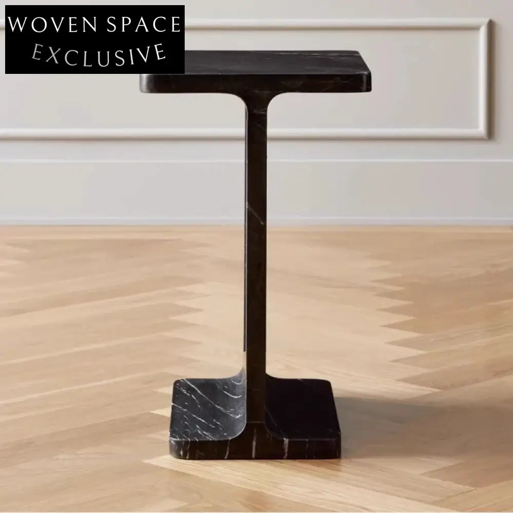 Modern Minimalist Nordic Natural Marble Round Top Side Coffee Table for Home