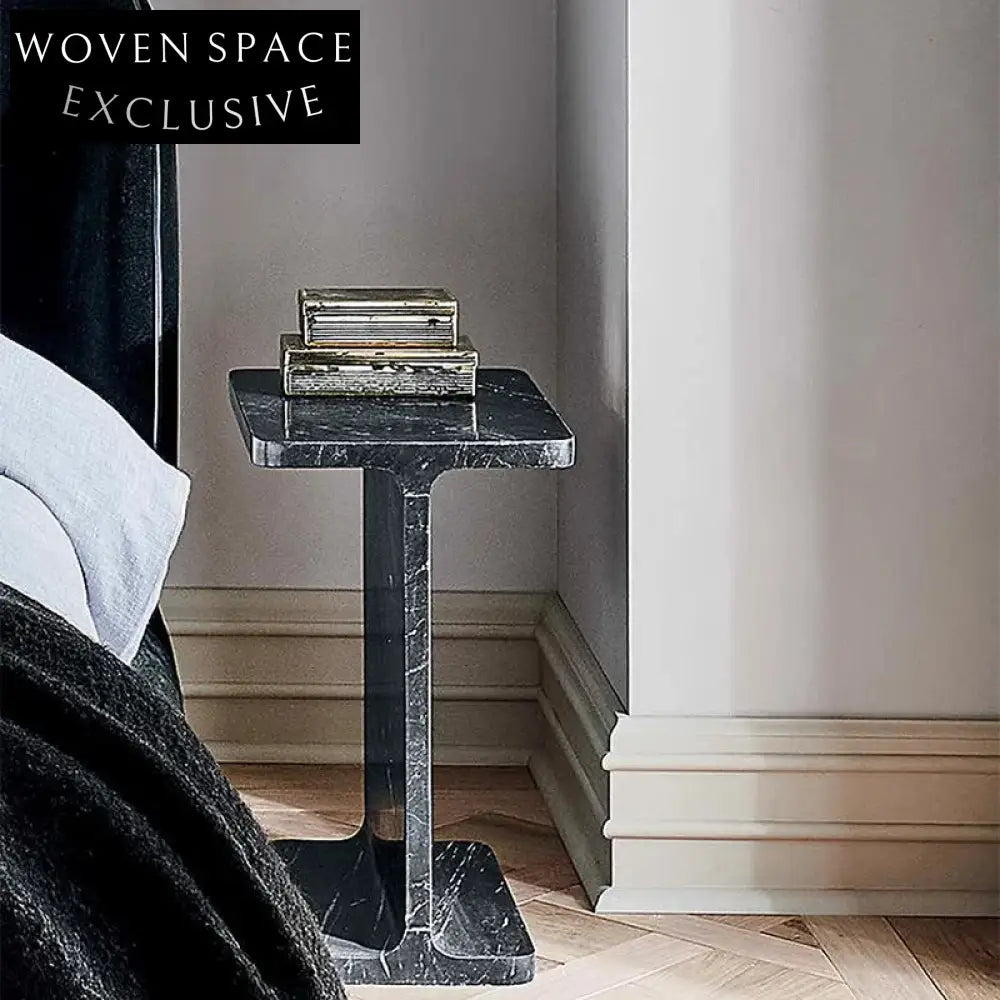 Modern Minimalist Nordic Natural Marble Round Top Side Coffee Table for Home