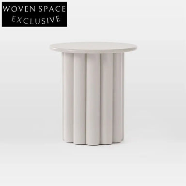 Modern Minimalist Nordic Round Light Luxury Solid Wood Apartment Coffee Table