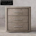 Modern Minimalist Oak Wood Nightstand with Drawer for Elegant Bedroom Spaces