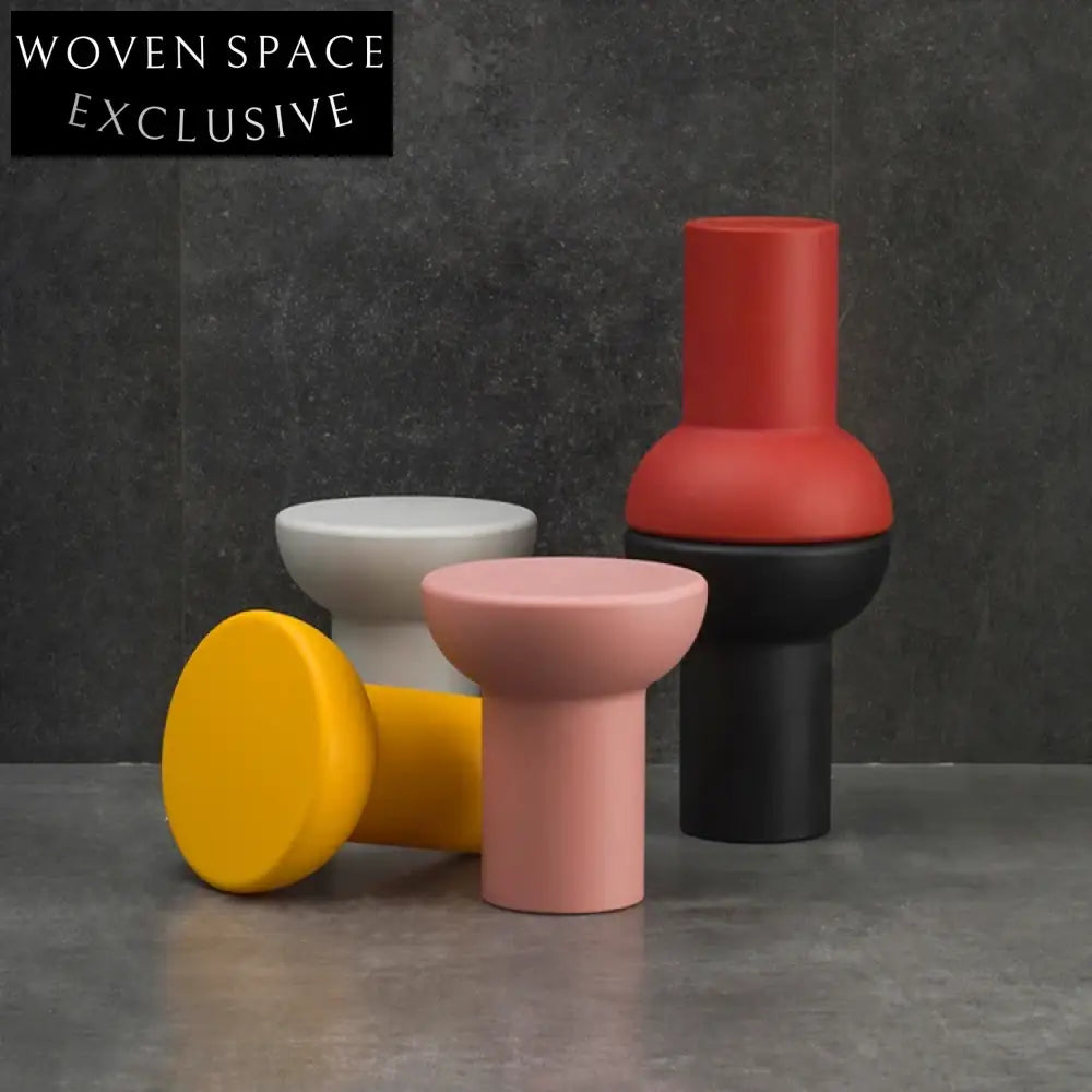 Modern Minimalist Plastic Roly Poly Versatile Coffee Side Table
