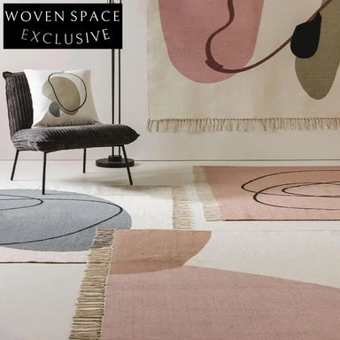 Modern Minimalist Plush Area Rug Latex Backed Quiet Style Living Room Decor