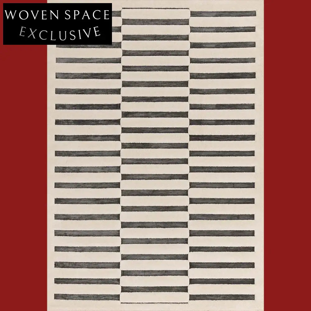 Modern Minimalist Polyester Area Rug for Bedroom Living Room Coffee Table