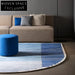 Modern Minimalist Polyester Area Rug for Living Room & Bedroom Decor