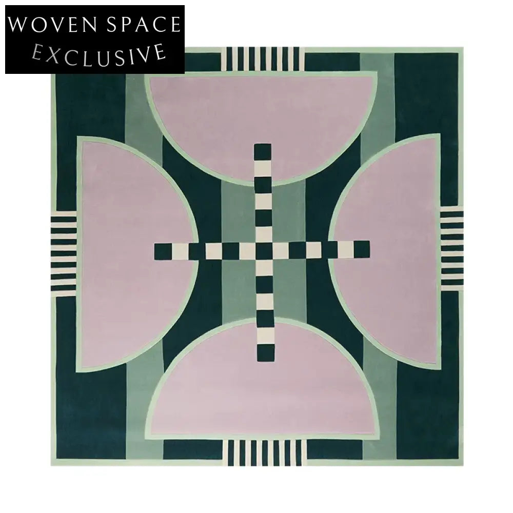 Modern Minimalist Polyester Area Rug for Living Room & Bedroom Decor