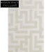 Modern Minimalist Polyester Area Rug - Geometric Design for Living Room & Bedroom
