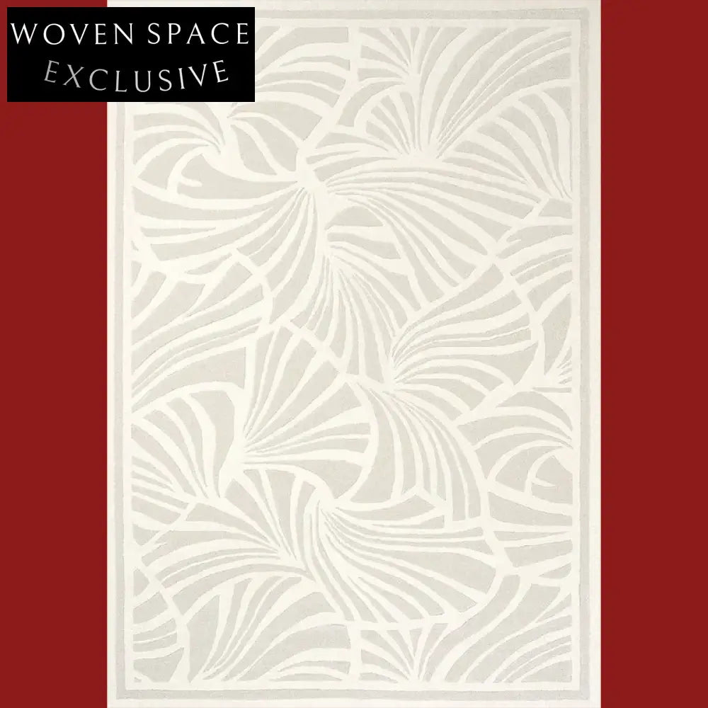 Modern Minimalist Polyester Area Rug – Hand-Tufted for Home Comfort