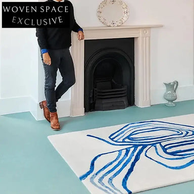 Modern Minimalist Polyester Geometric Pattern Area Rug Home Decor Carpet