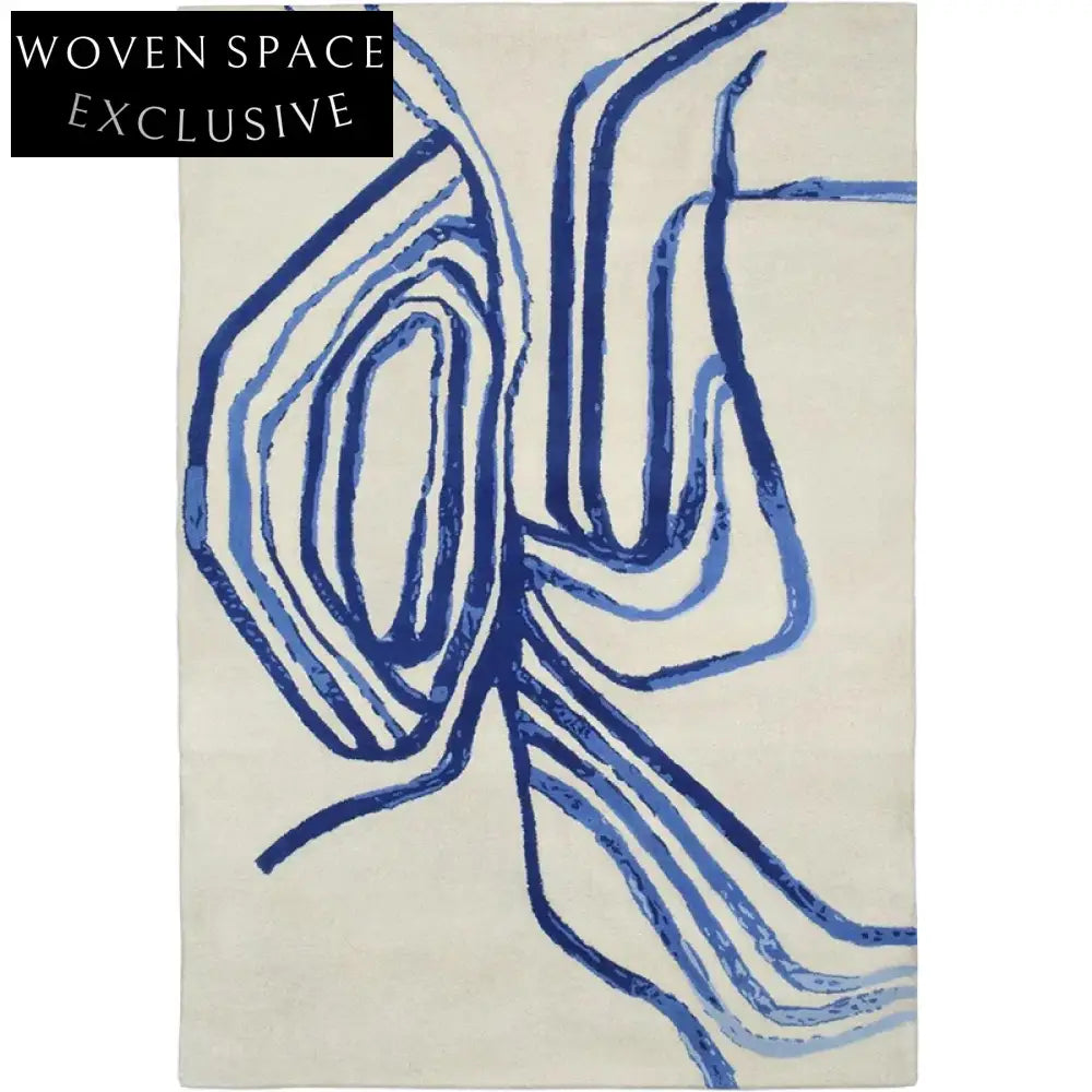 Modern Minimalist Polyester Geometric Pattern Area Rug Home Decor Carpet