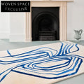 Modern Minimalist Polyester Geometric Pattern Area Rug Home Decor Carpet