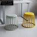 Modern Minimalist PP Plastic Round Coffee Table Side Stool Furniture Living Room