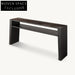 Modern Minimalist Solid Oak Wood Living Room Console Table TV Unit