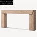 Modern Minimalist Solid Oak Wood Living Room Hallway Console Table