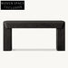 Modern Minimalist Solid Oak Wood Living Room Hallway Console Table