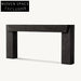Modern Minimalist Solid Oak Wood Living Room Hallway Console Table