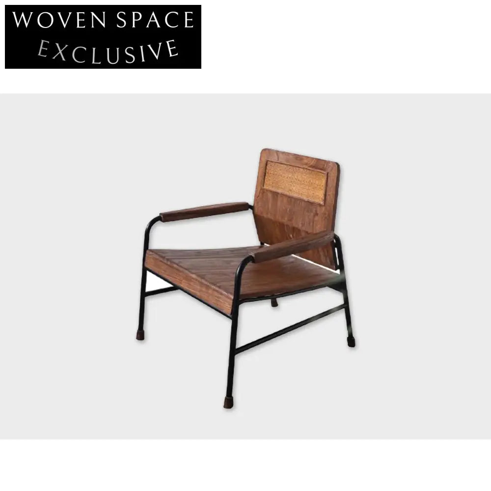 Modern Minimalist Solid Wood Designer Fabric Single Dining Chair