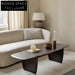 Modern Minimalist Solid Wood Rectangle Coffee Table for Elegant Living Rooms