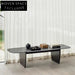 Modern Minimalist Solid Wood Rectangle Coffee Table for Elegant Living Rooms