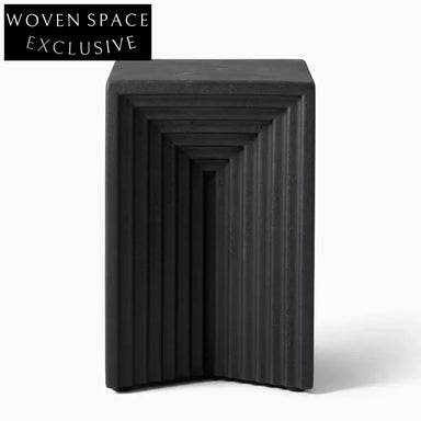 Modern Minimalist Square Concrete Coffee Table, Versatile Indoor Outdoor End Table