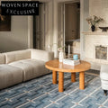 Modern Minimalist Stripe Area Rug, Durable Polyester Fiber, 13mm Thick, Home