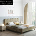 Modern Minimalist Velvet Fabric King Size Master Bedroom Bed