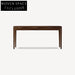 Modern Minimalist Walnut 3-Drawer Storage Console Table