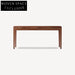 Modern Minimalist Walnut 3-Drawer Storage Console Table