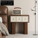 Modern Minimalist Wooden Nightstand with Drawer for Compact Bedroom Storage