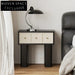 Modern Minimalist Wooden Nightstand with Drawer for Compact Bedroom Storage