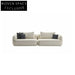 Modern Modular Curved Sectional Sofa Set - Teddy Fabric Living Room Couch