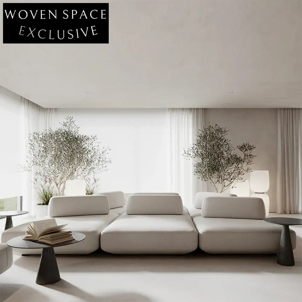 Modern Modular Fabric Sectional Sofa Set for Living Room Lounge Seating