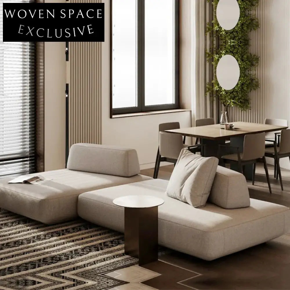 Modern Modular Fabric Sectional Sofa Set for Living Room Lounge Seating