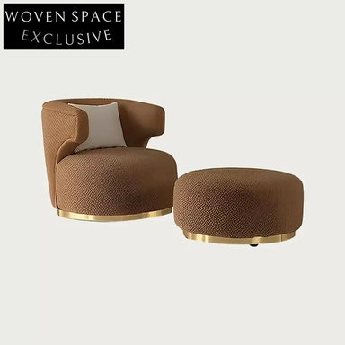 Modern Modular Fabric Sofa Chair with Ottoman for Living Room Sofa
