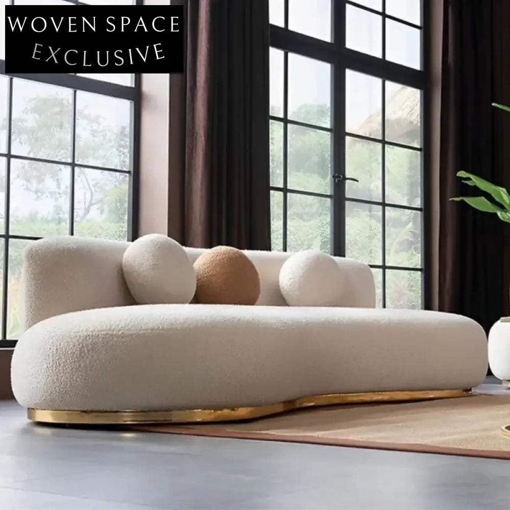 Modern Modular Fabric Sofa Chair with Ottoman for Living Room Sofa