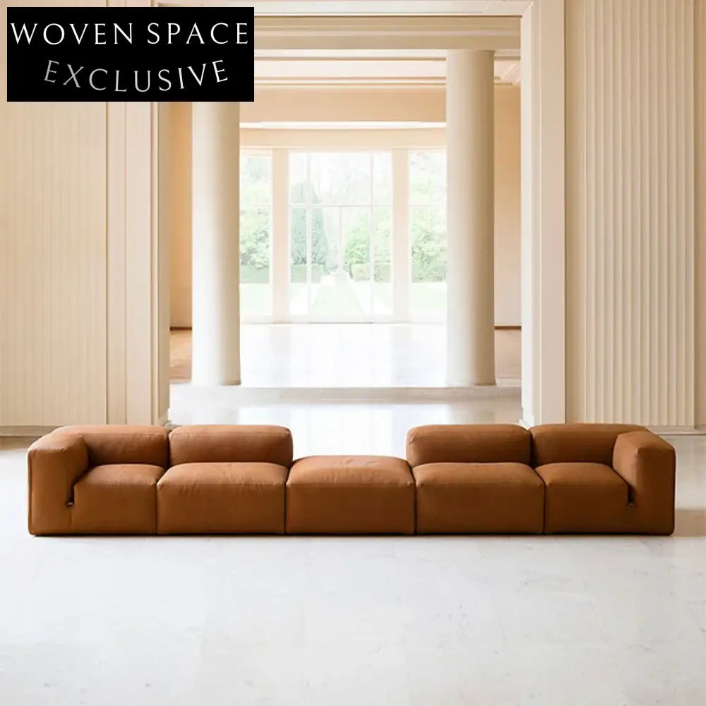 Modern Modular Sectional Sofa Set, Long Couch, Comfortable Living Room Sofa