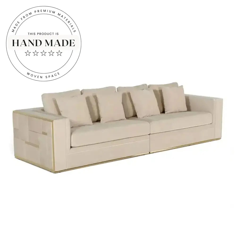 Modern Modular Velvet Fabric Italian Luxury Sectional Sofa